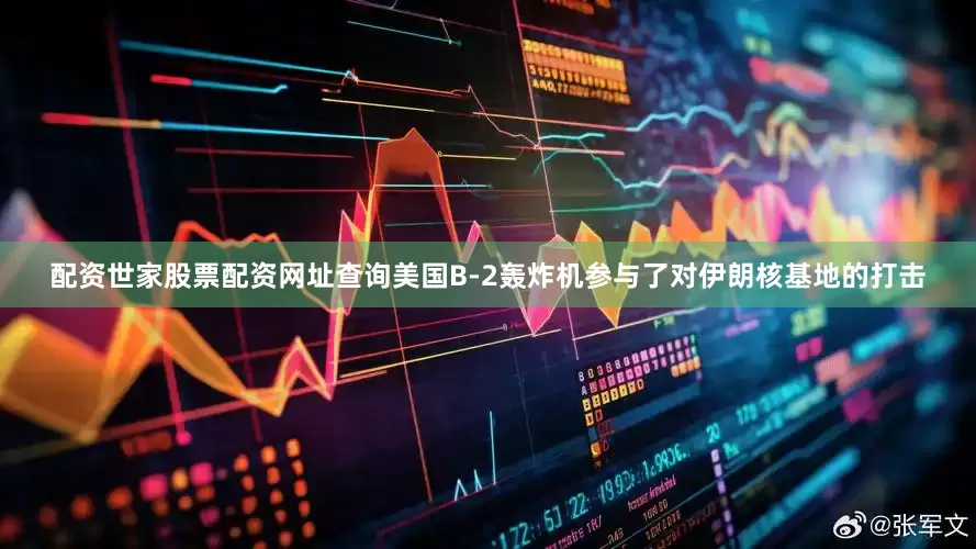 配资世家股票配资网址查询美国B-2轰炸机参与了对伊朗核基地的打击