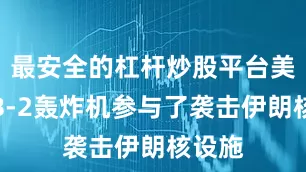 最安全的杠杆炒股平台美国的B-2轰炸机参与了袭击伊朗核设施